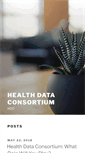 Mobile Screenshot of healthdataconsortium.org