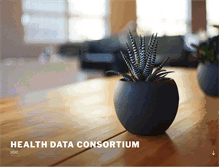 Tablet Screenshot of healthdataconsortium.org